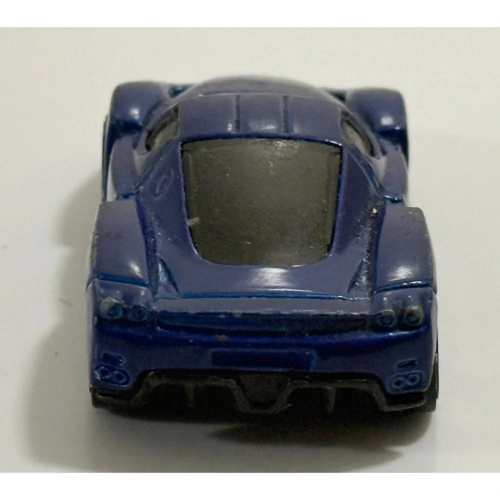 Hot Wheels Enzo Ferrari Kids 1:64 Blue Diecast Toy Car 2002 Mattel
